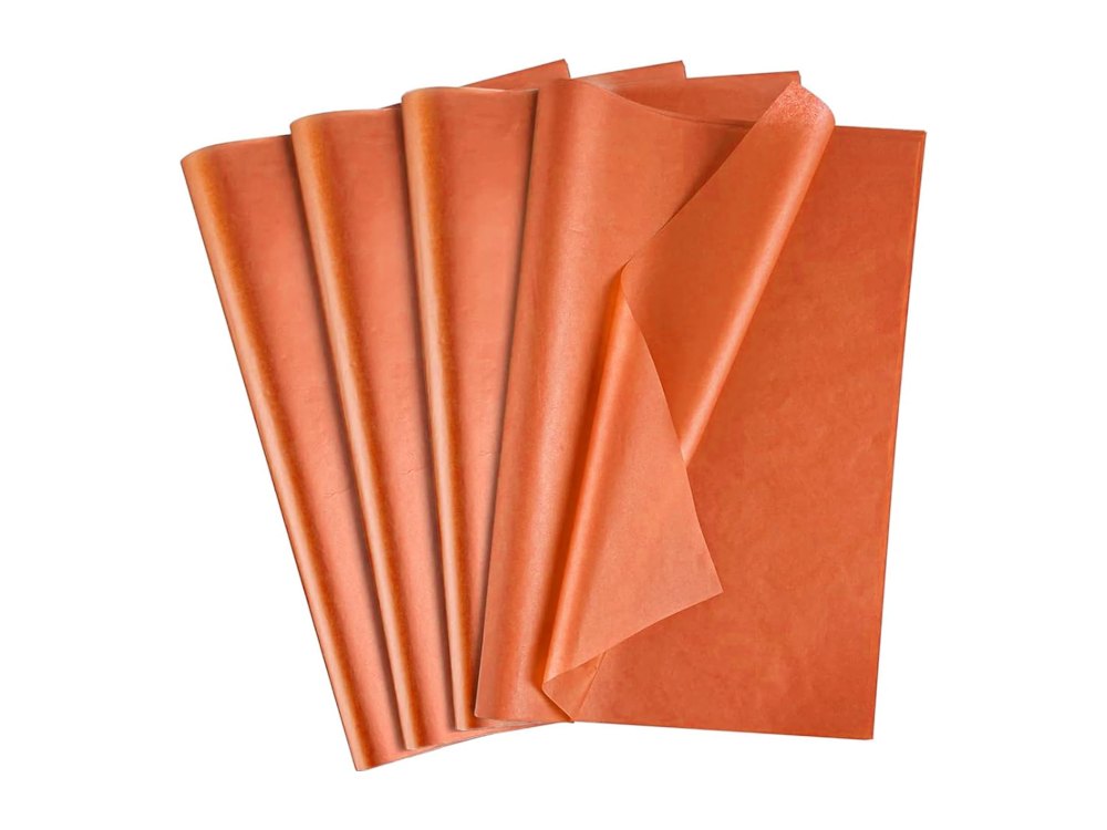 Orange Tissue Paper 100 Sheets Fall Decorations for Home