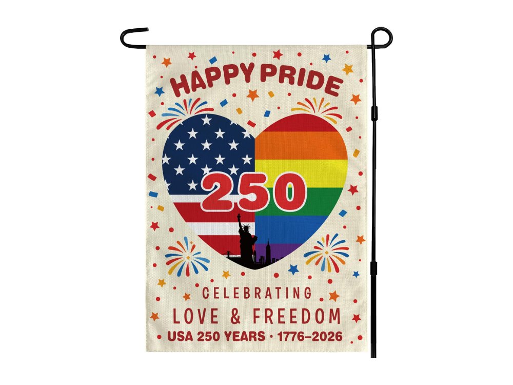 Pride Decorations 4th of July Garden Flag
