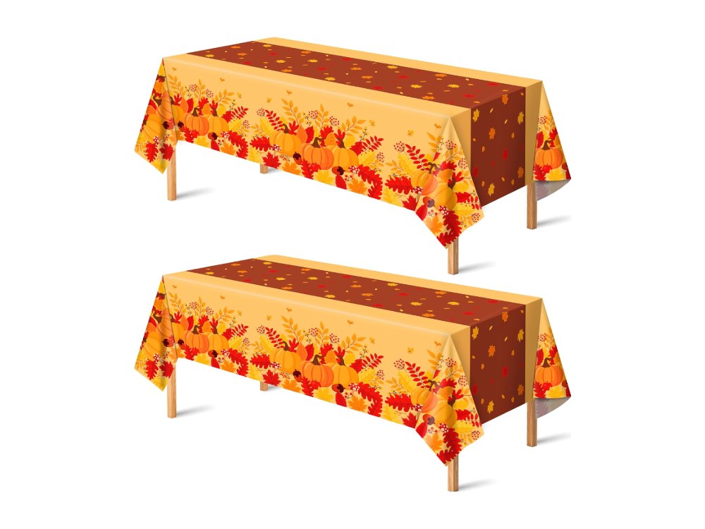 Set of 3 Thanksgiving Tablecloth
