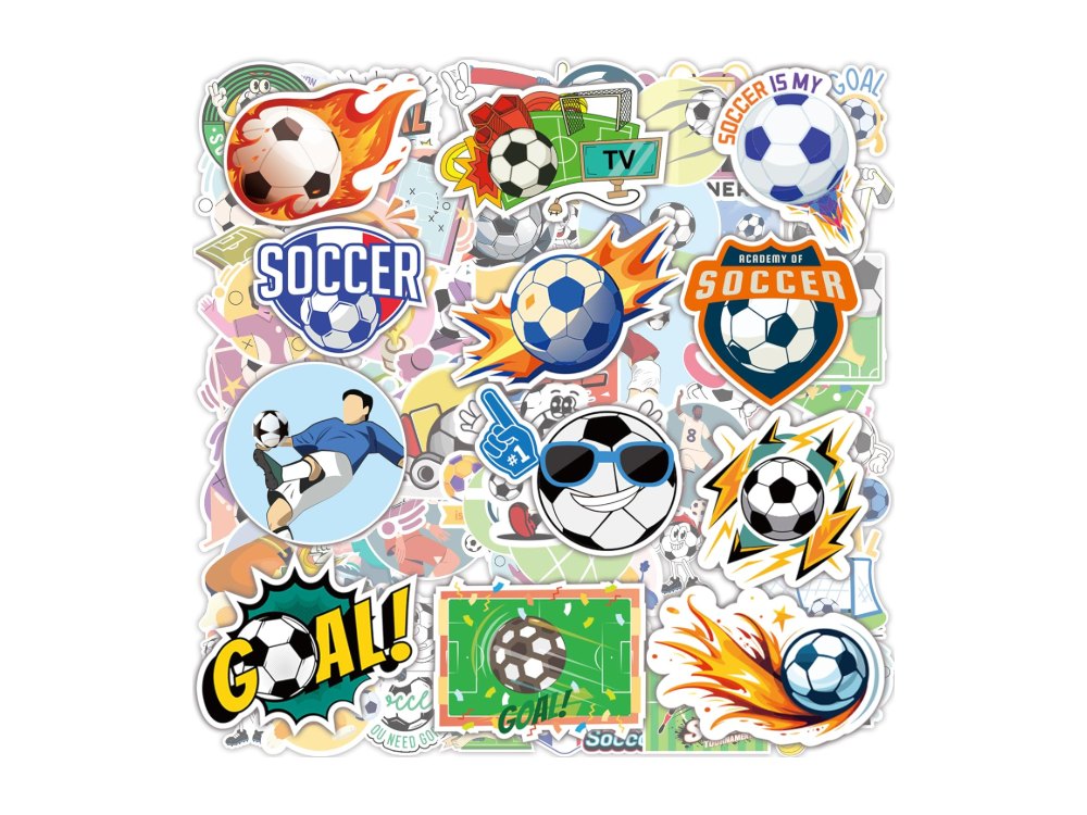 Soccer Party Favors 100 PCS Soccer Stickers for Kids