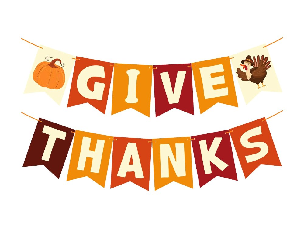 Thanksgiving Bingo with Thanksgiving Banner