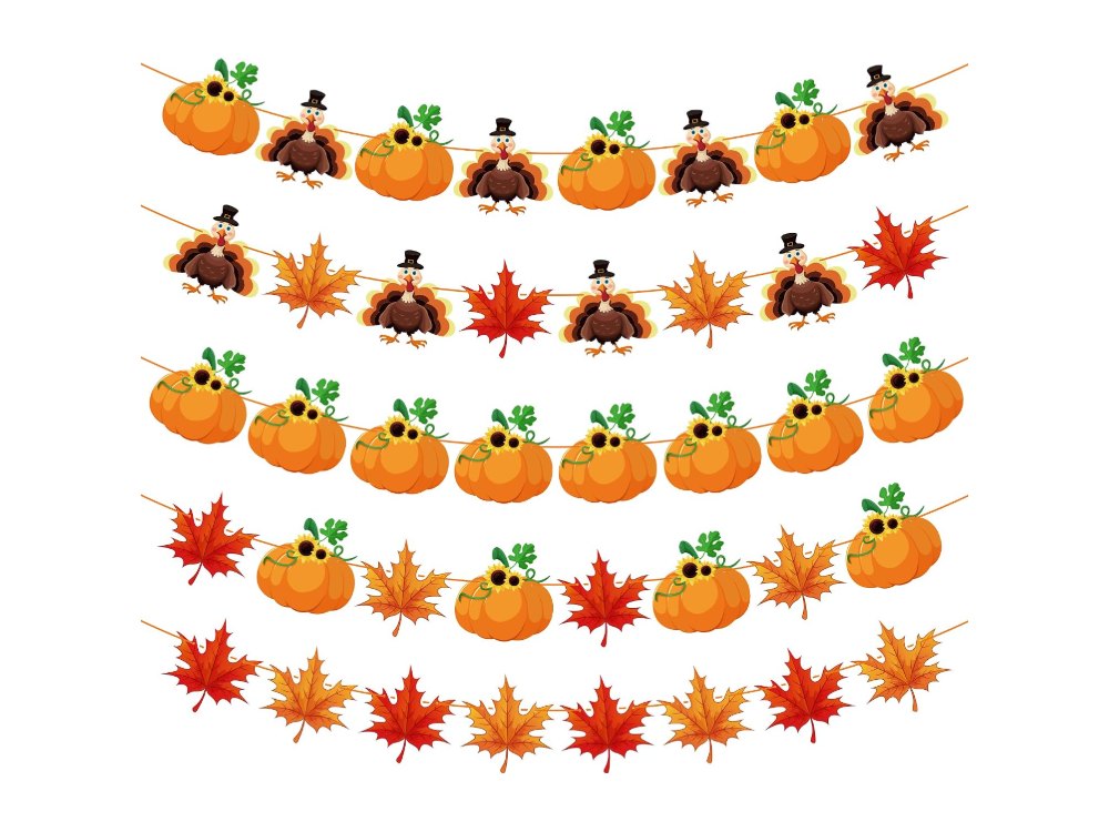 Thanksgiving Coloring Tablecloth with Thanksgiving Garland