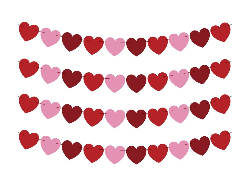 Valentines Day Decorations Heart Valentines Garland