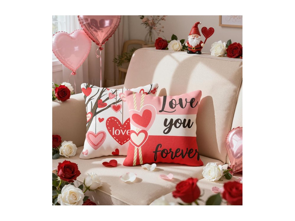 Valentines Day Decorations -Valentine's Pillows Covers 18x18
